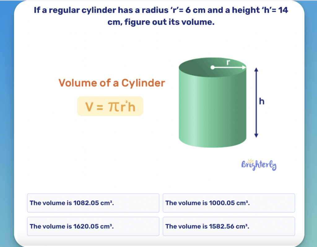 surface area and volume