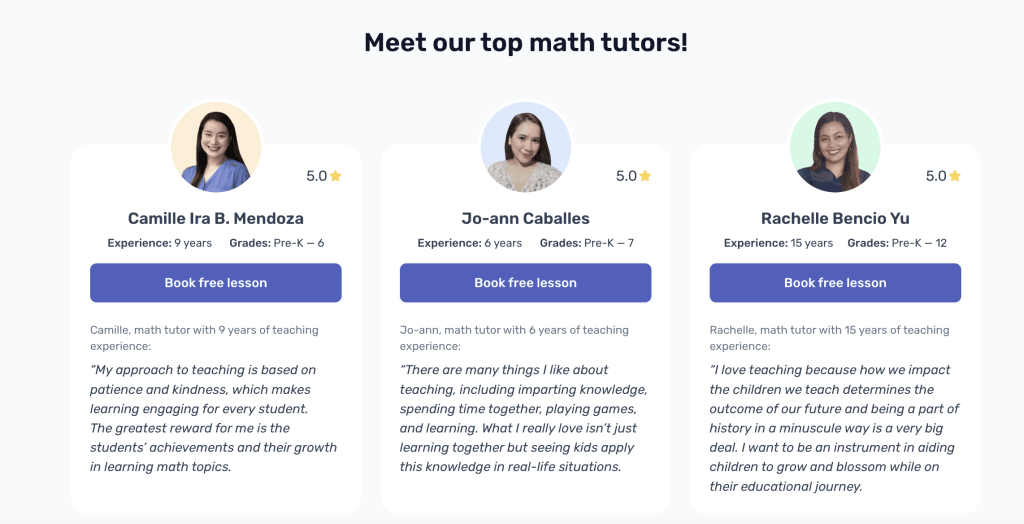 Top Rated Math Tutors Brighterly 2024