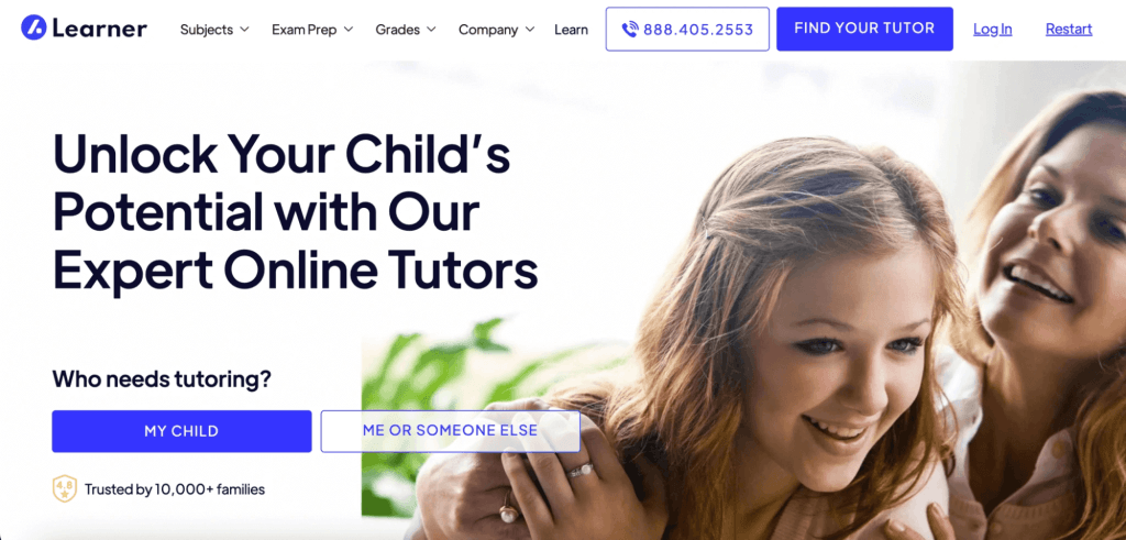 Best math tutoring service #3: Learner