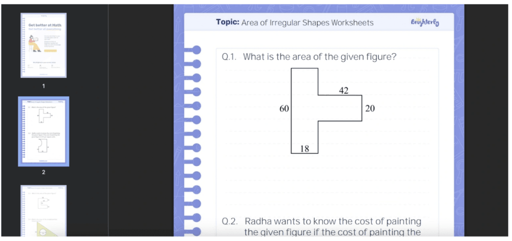 9th grade worksheet from Brighterly