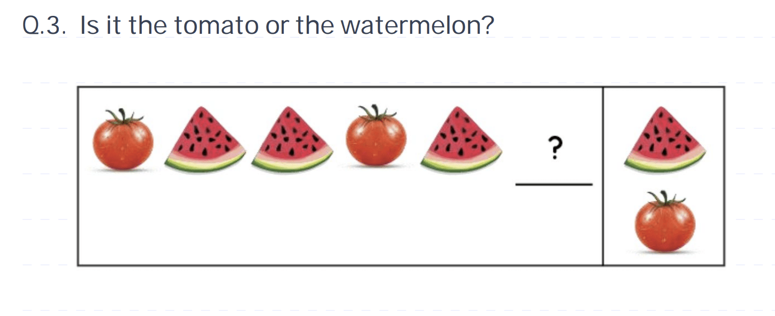 Working on Pattern Recognition Worksheets