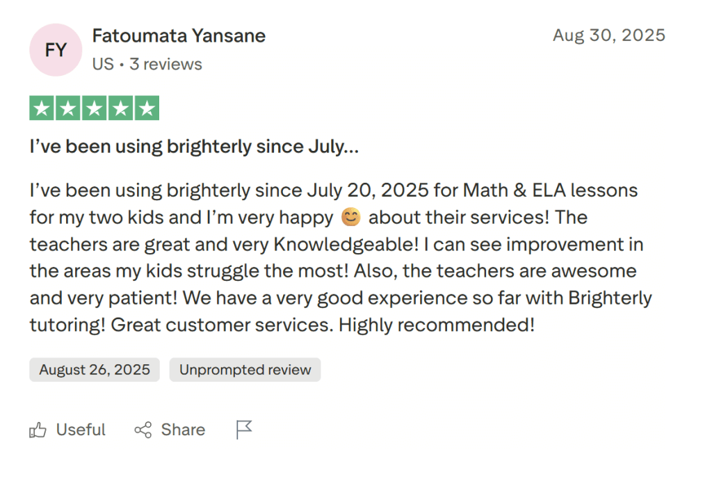 Brighterly features