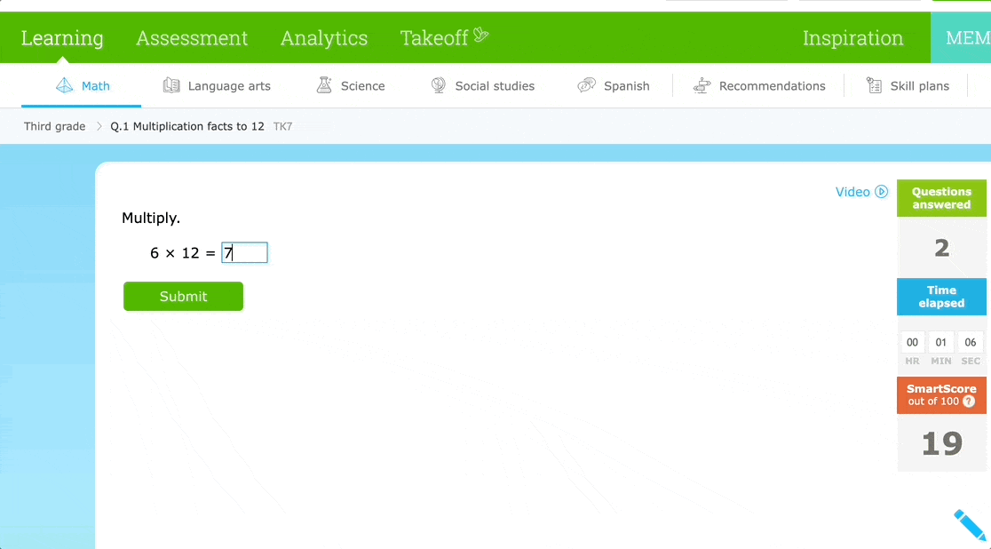 Other IXL features: