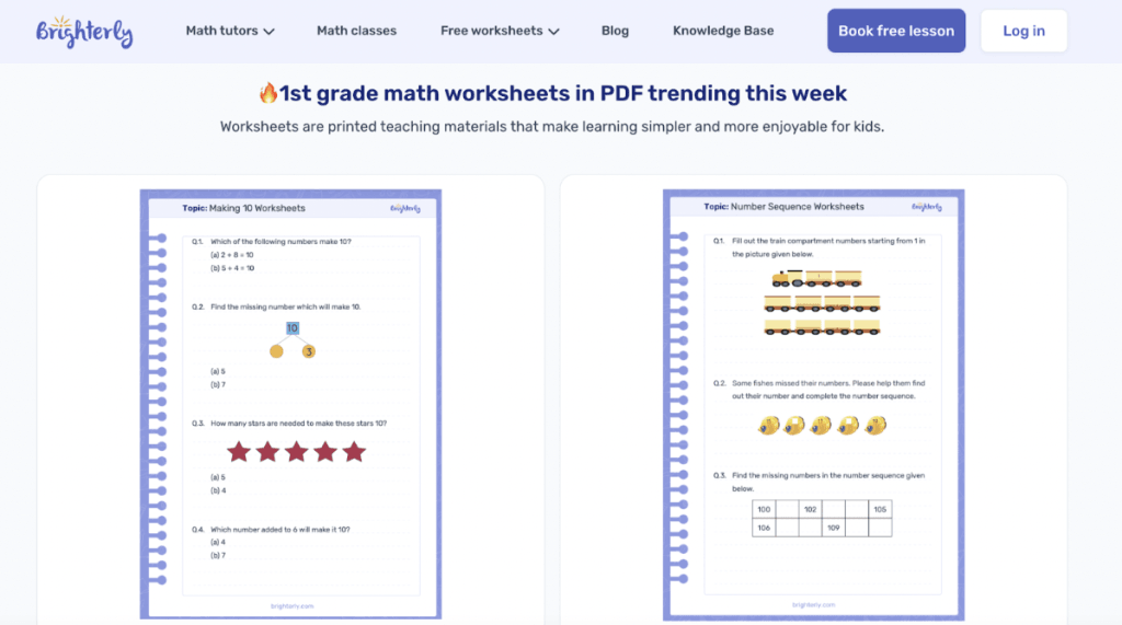 More Brighterly’s features: