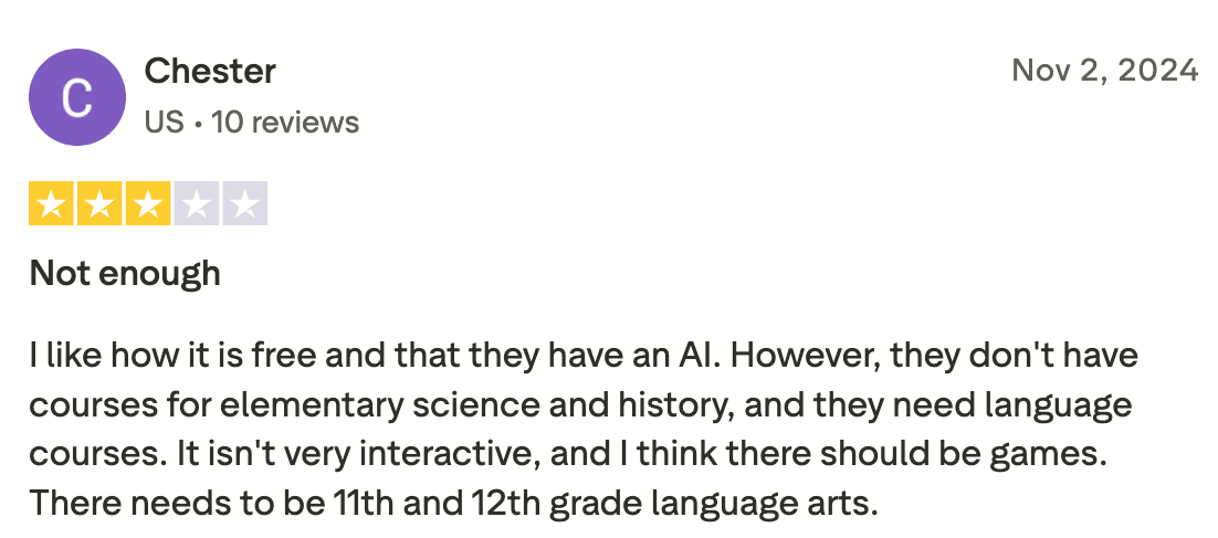 Reasons to choose Khan Academy alternatives