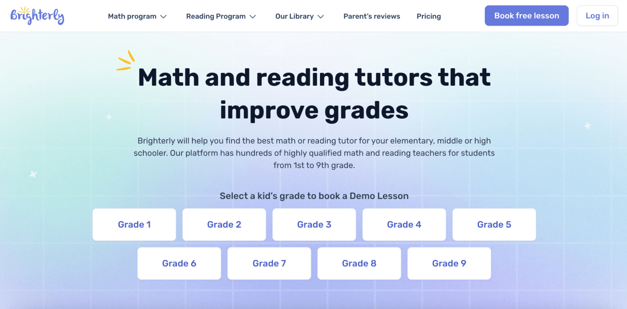 Khan Academy alternative #1: Brighterly