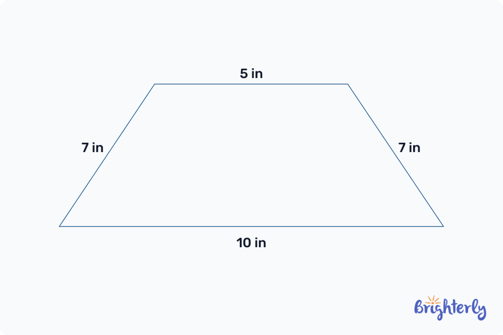 Perimeter of isosceles trapezoid formula 3