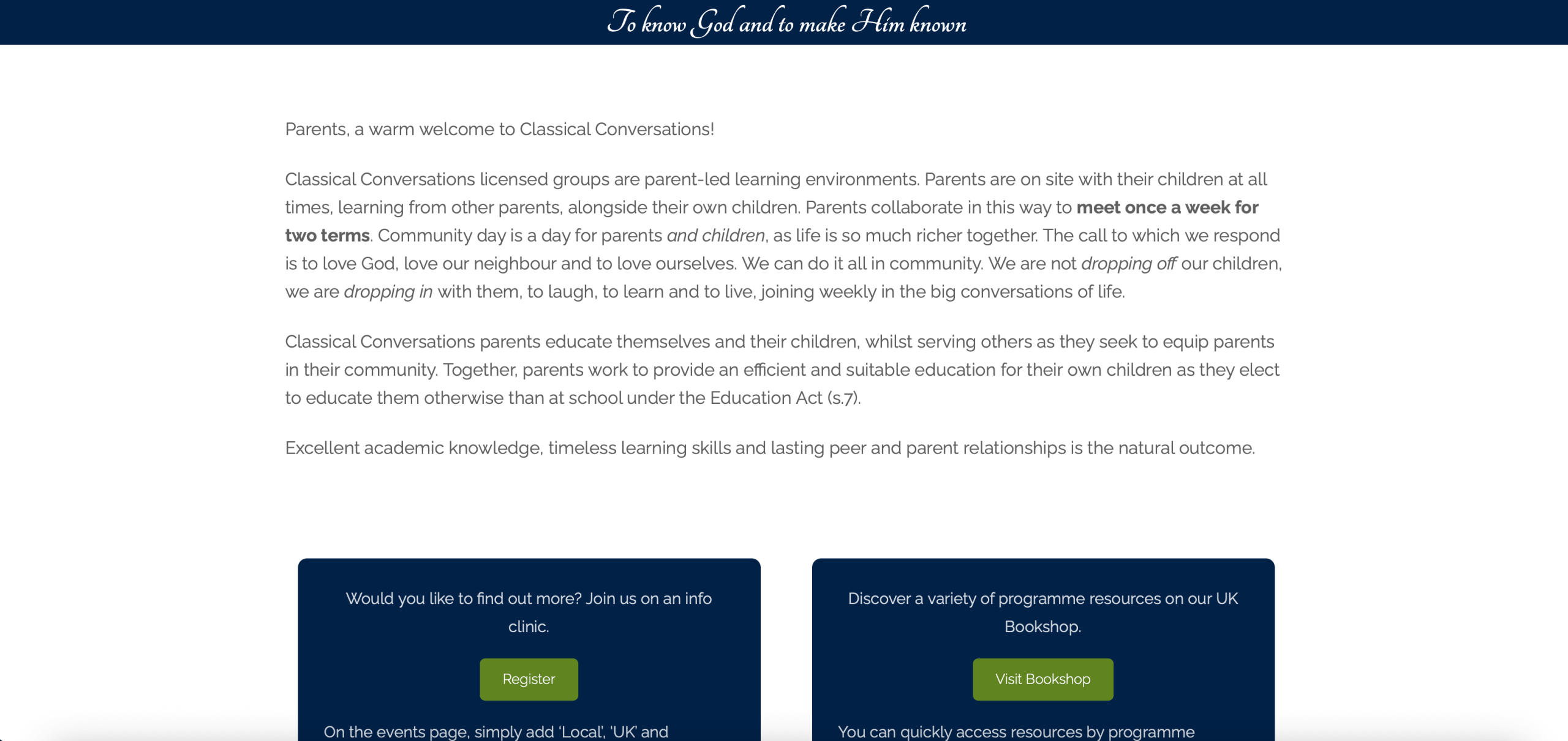 Classical Conversations