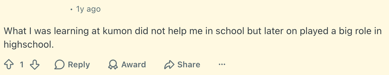 Kumon Reviews