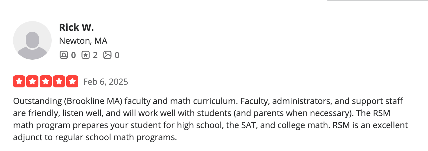 Russian School of Math reviews