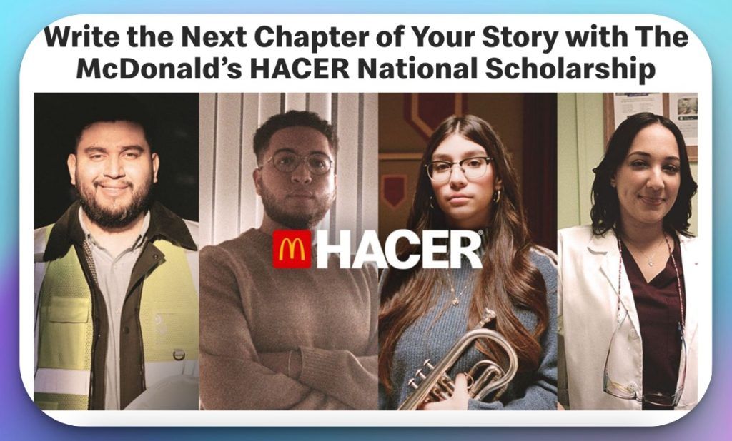 McDonalds HACER Scholarship 2025