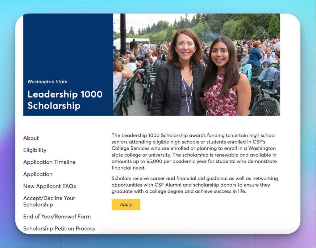 Washington State Leadership 1000 