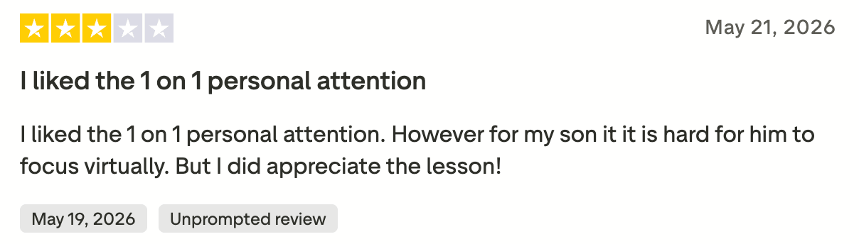 Brighterly Parent Reviews