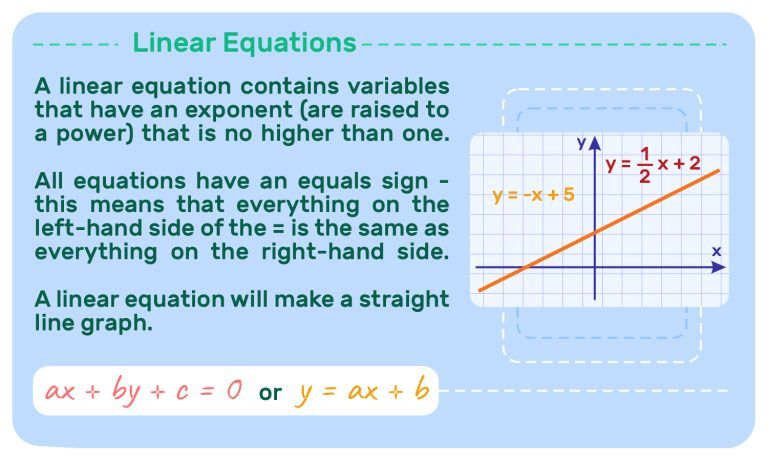 4. Linear Equations