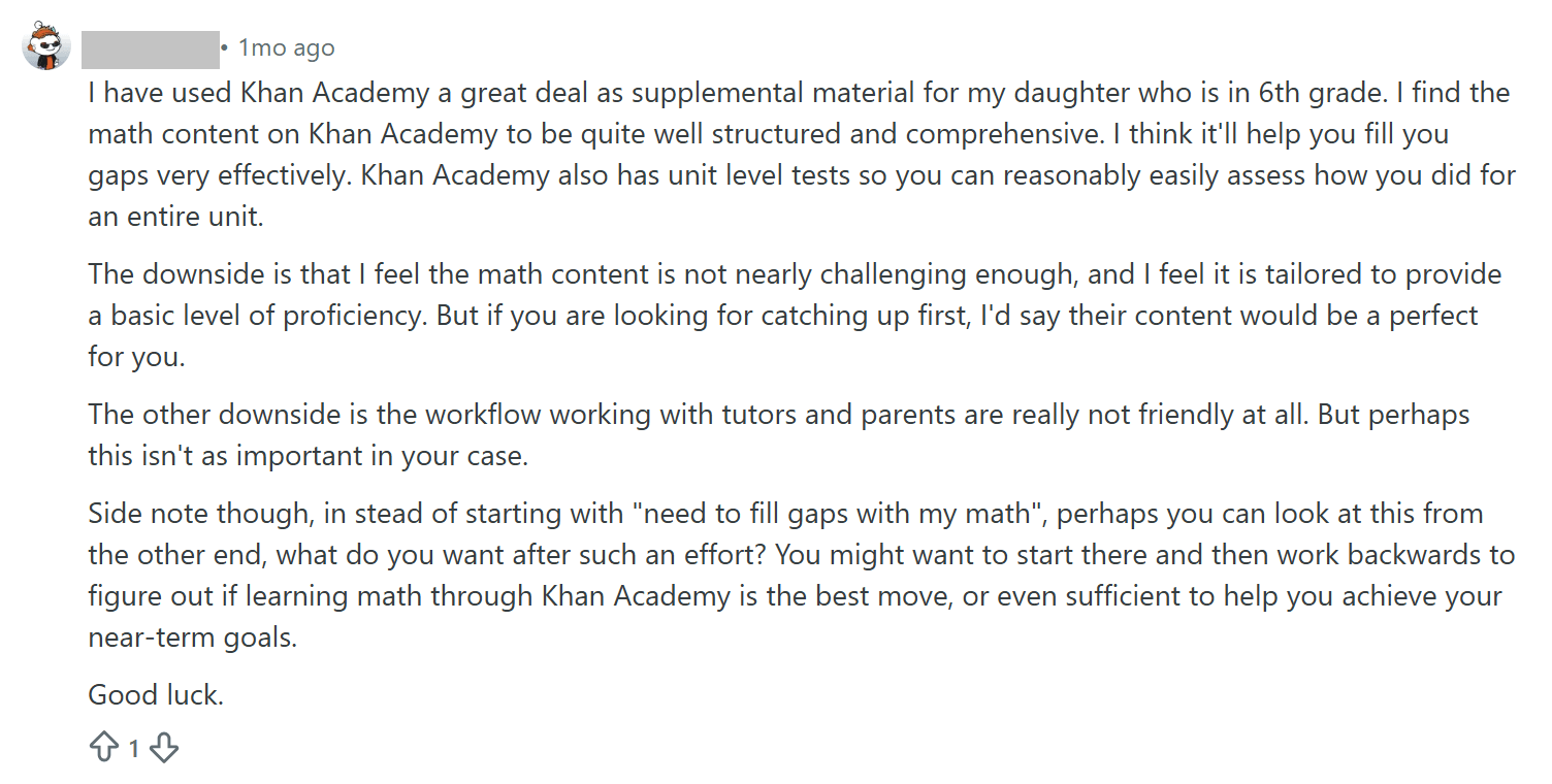 What Users Like About Khan Academy