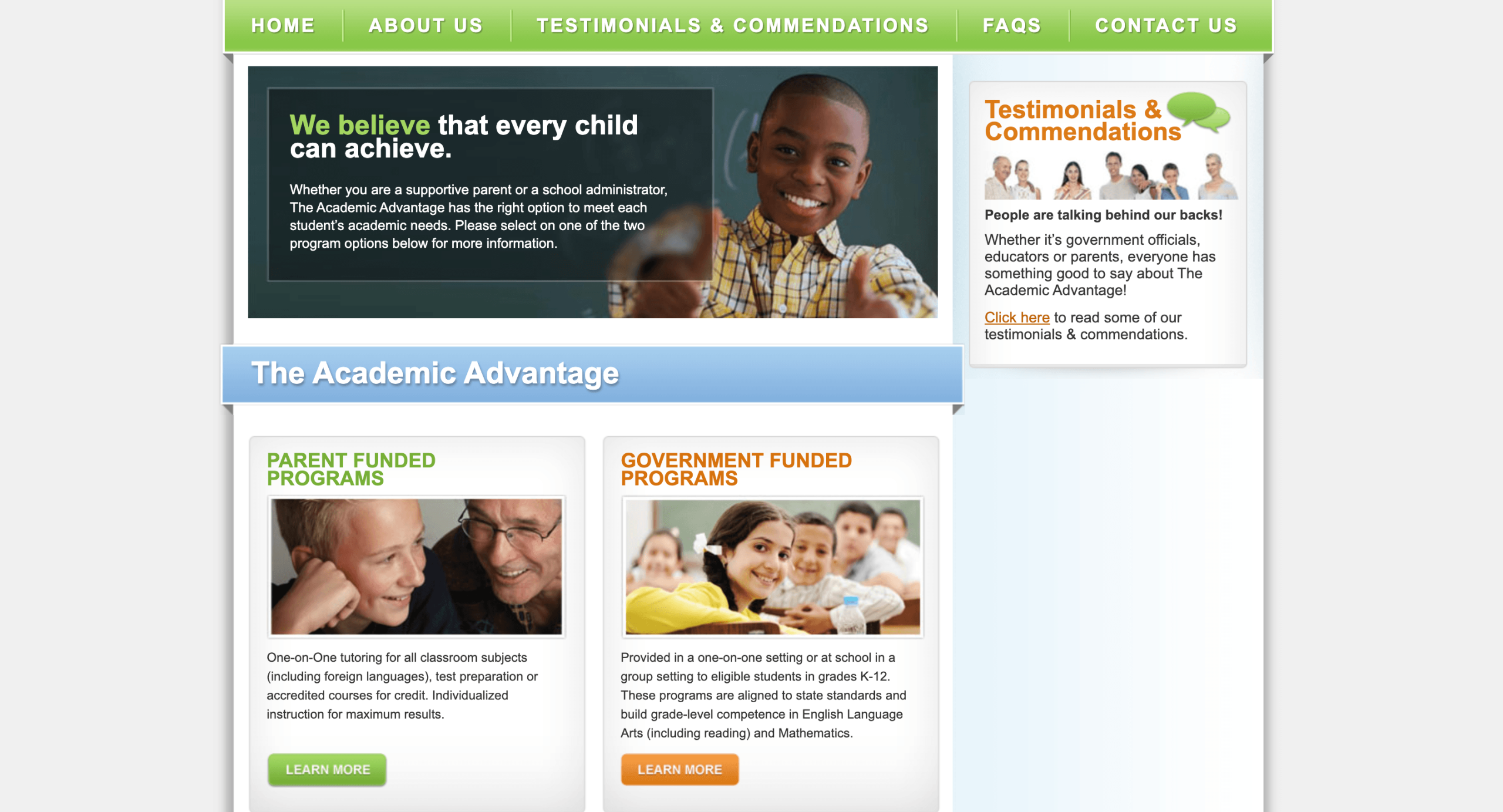 The Academic Advantage