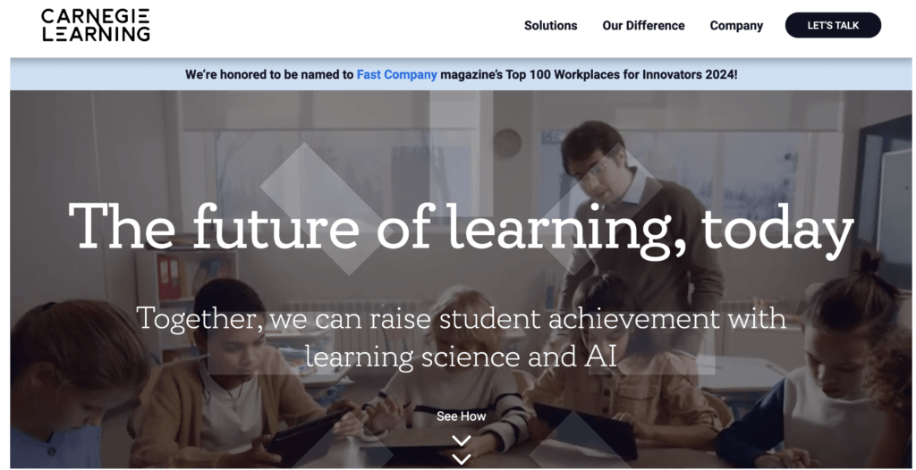 IXL alternative #4: Carnegie Learning 