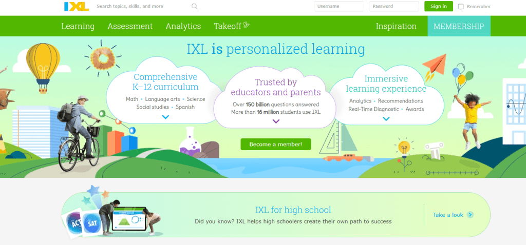 What does IXL math and reading stand for?