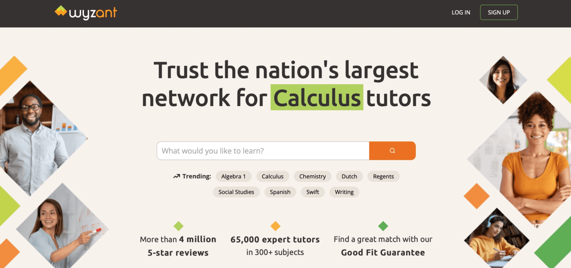 IXL alternative #15: Wyzant