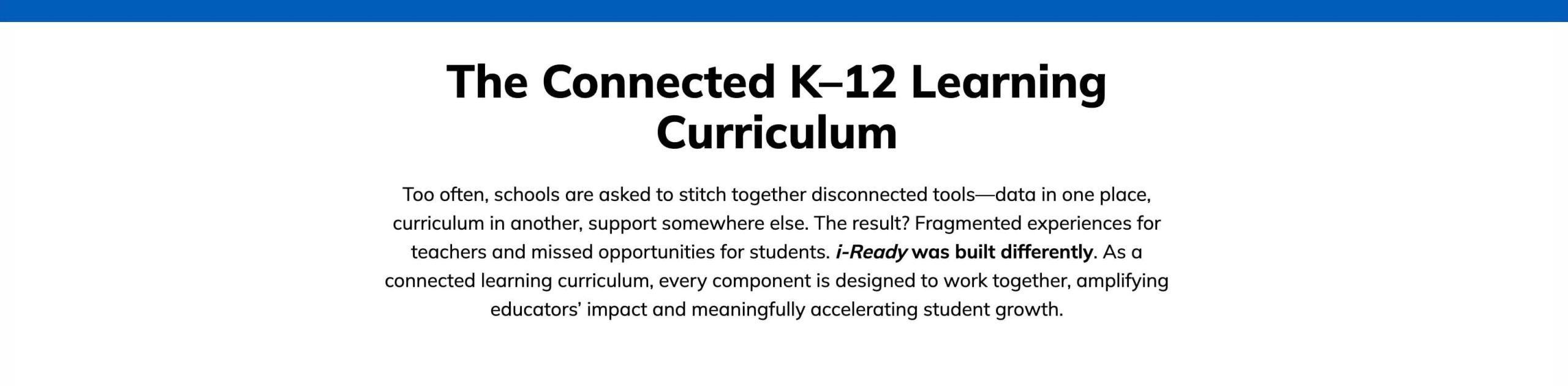 iReady Key Features
