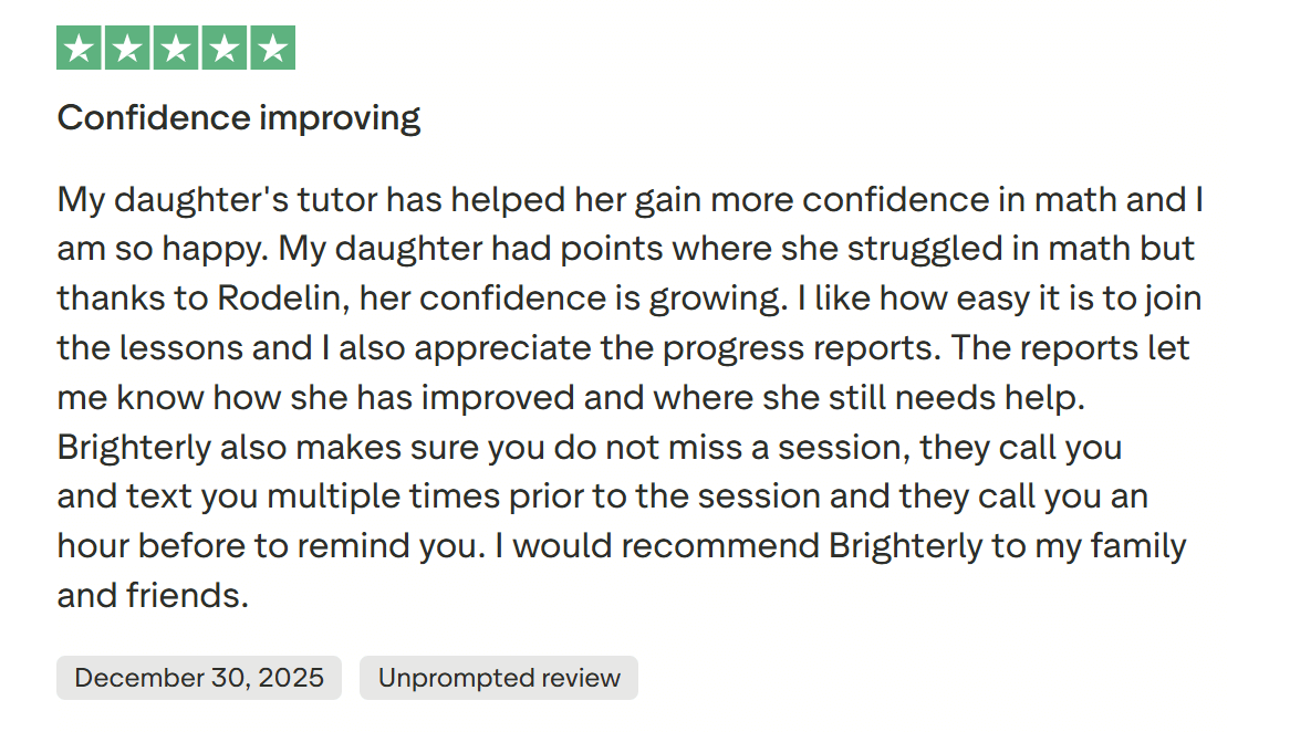Brighterly reviews