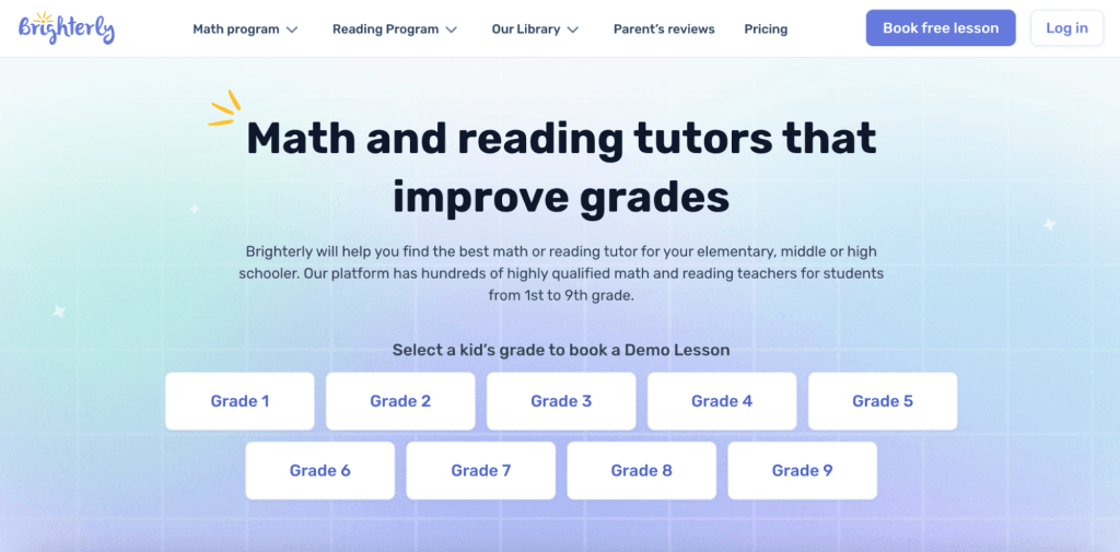 What is Brighterly school-supplemental K-12 learning platform?