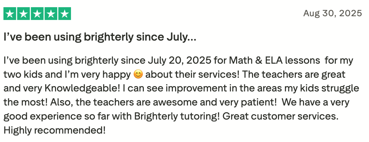 Brighterly Reviews