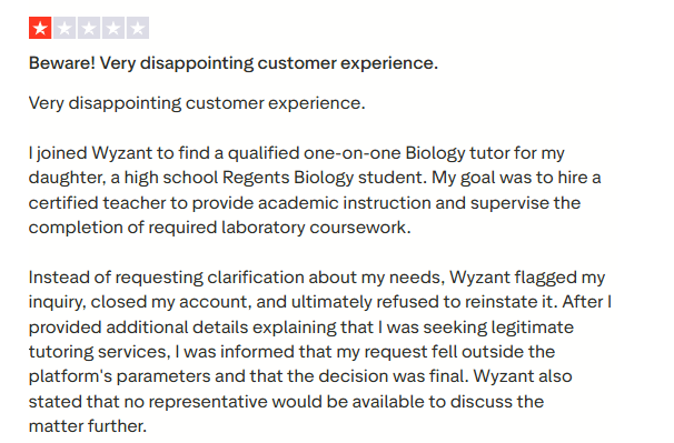 Wyzant Tutoring Reviews