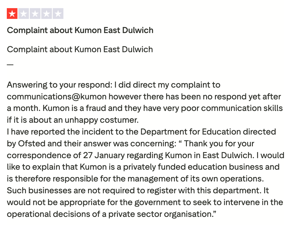Kumon Customer Support: What Users Experience