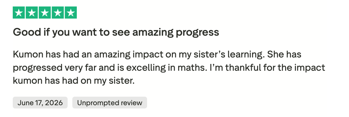 What Kumon Math Covers