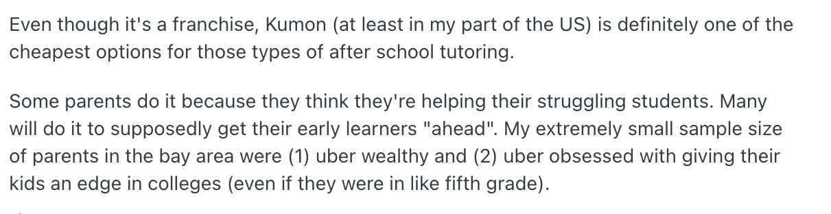 What Users Love About Kumon
