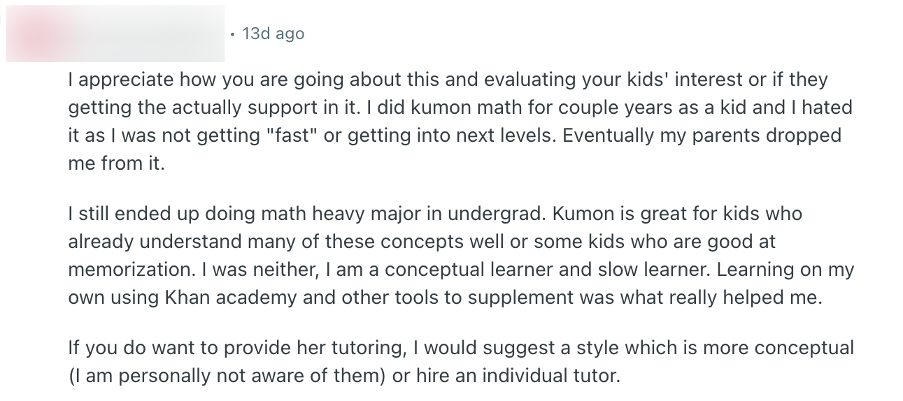 Common Complaints About Kumon