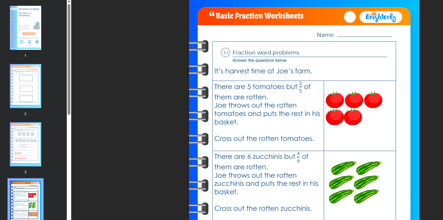 Practicing with Worksheets