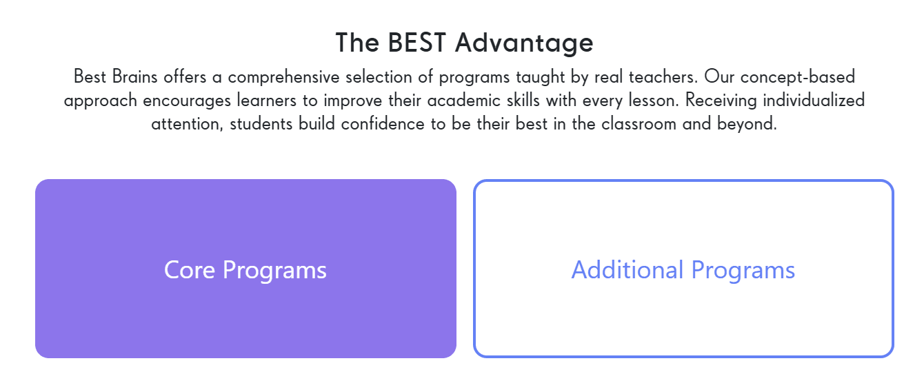 Mathnasium alternative #7: Best Brains