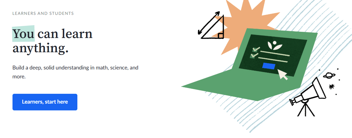 Khan Academy top features