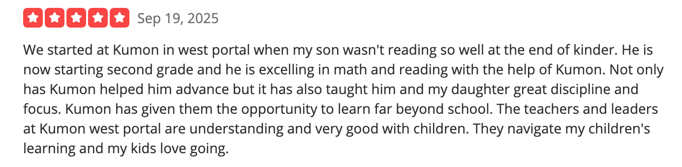Kumon reviews