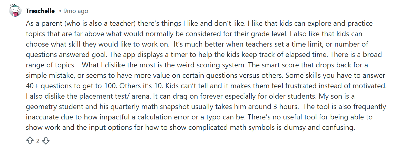What users love about IXL: