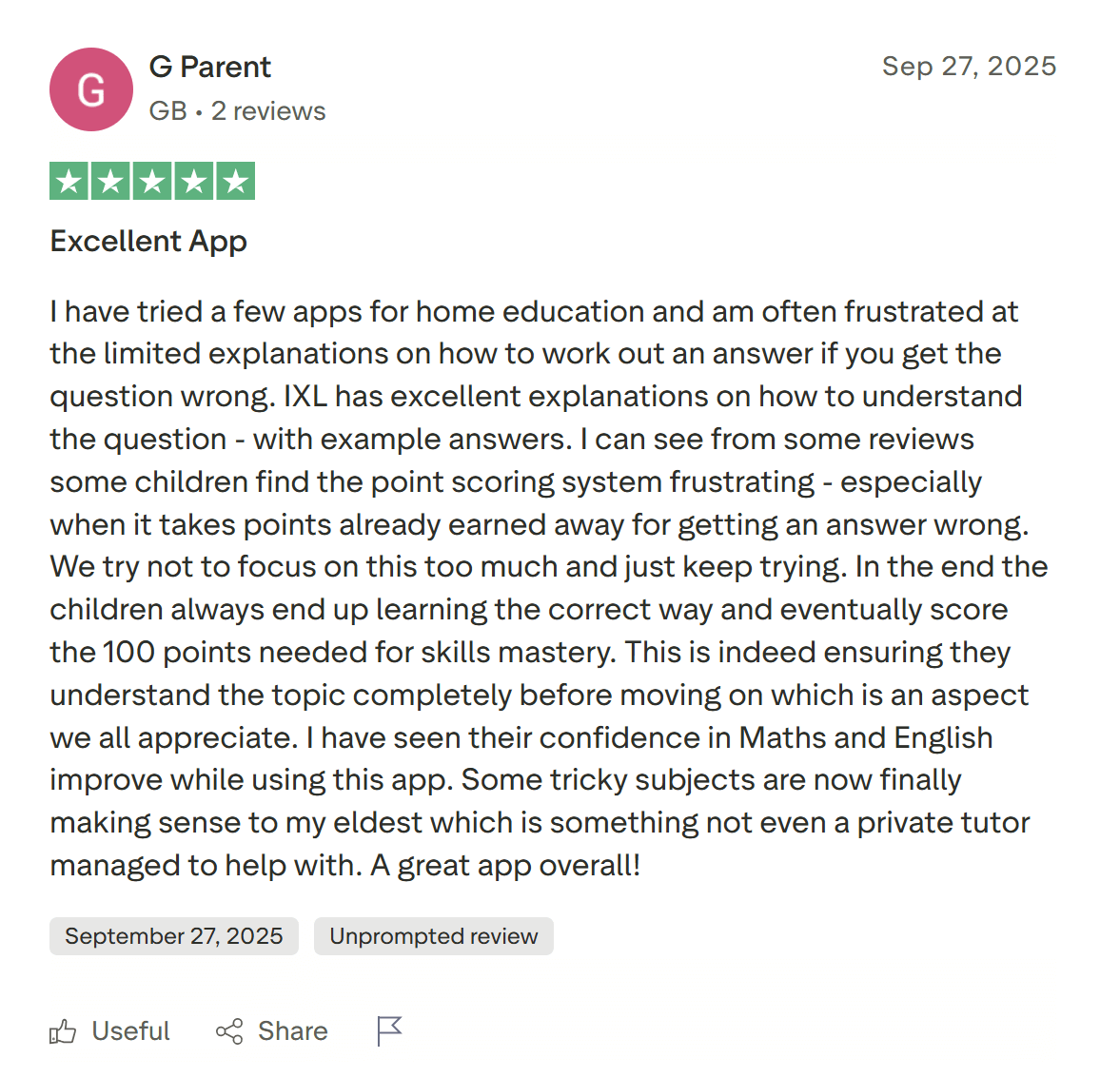 What users love about IXL: