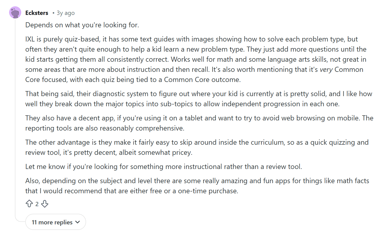 What users love about IXL: