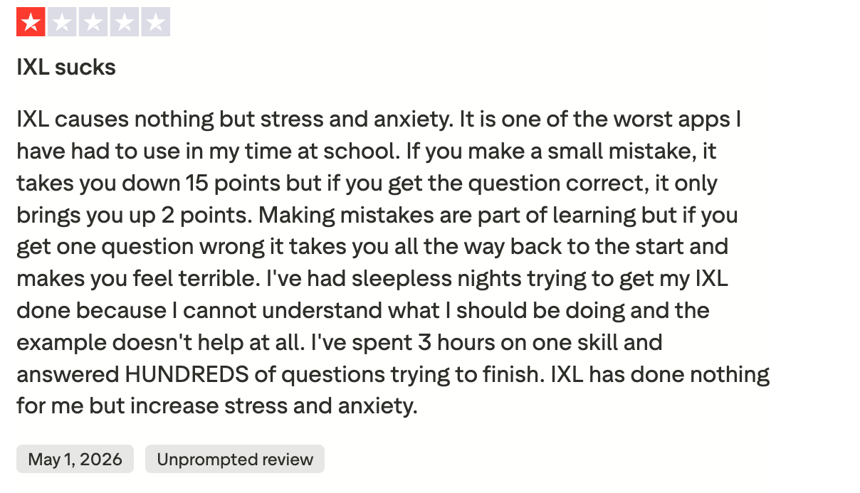 Where IXL Falls Short