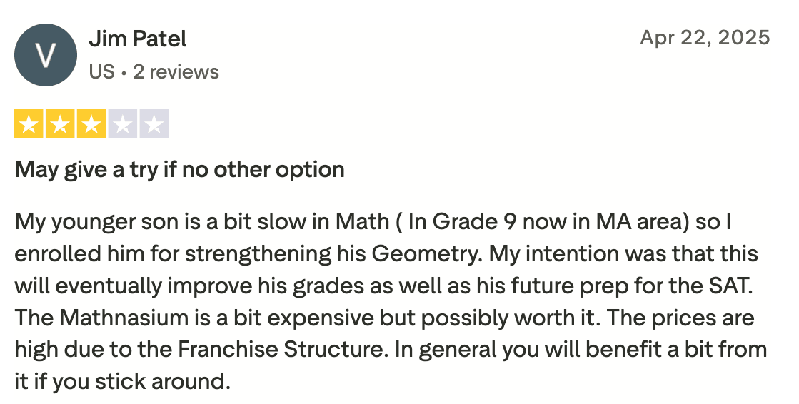 How much does Mathnasium cost for your kid?