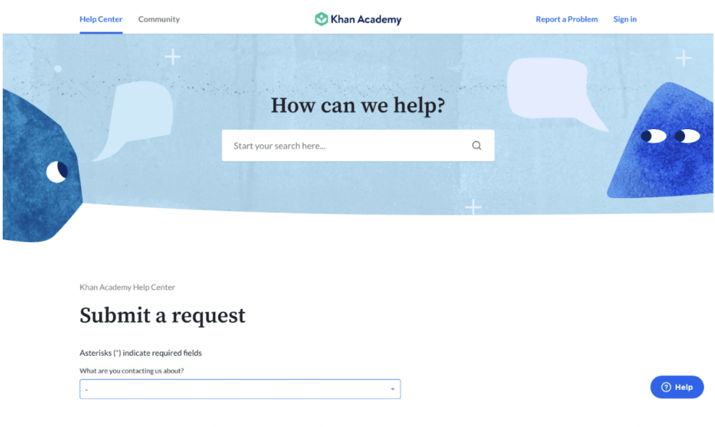 Khan Academy review: Connect support