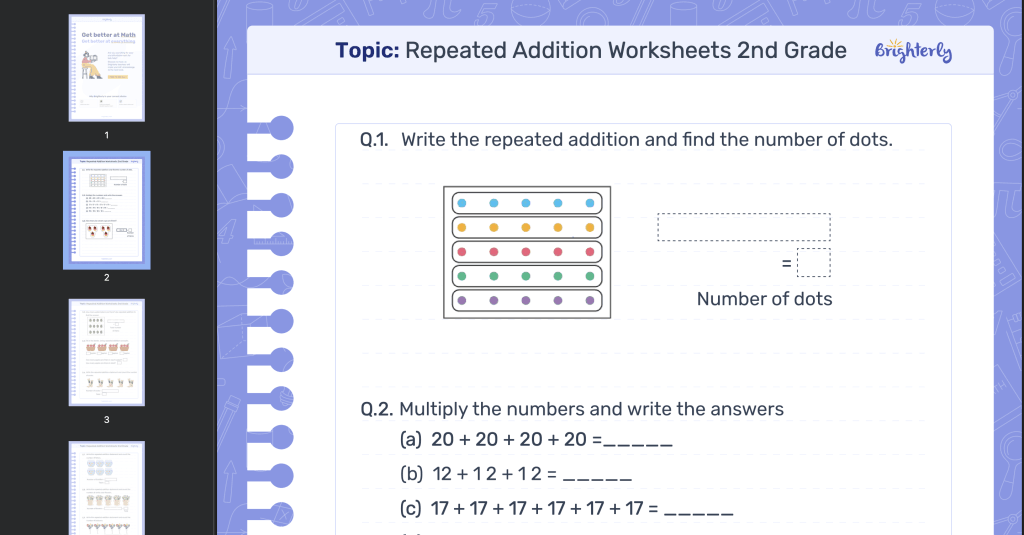 Free math worksheets and resources 