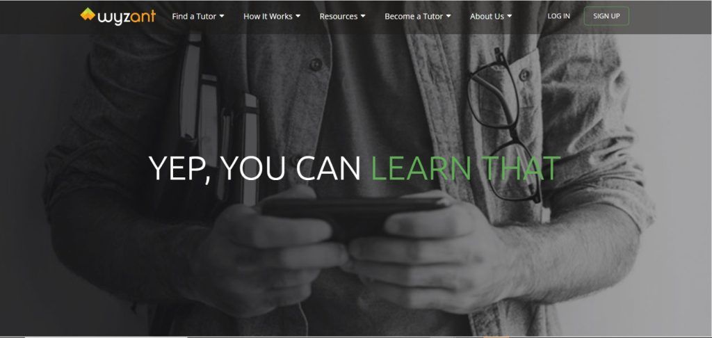 Wyzant reviews: User interface and experience