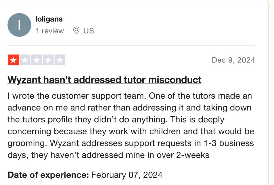 Common complaints about Wyzant