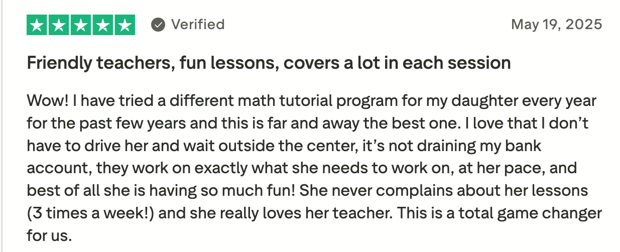 Cost-effective private tutoring that kids love