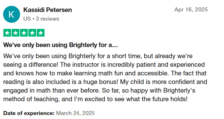 Advanced Brighterly reading program with a focus on interactivity