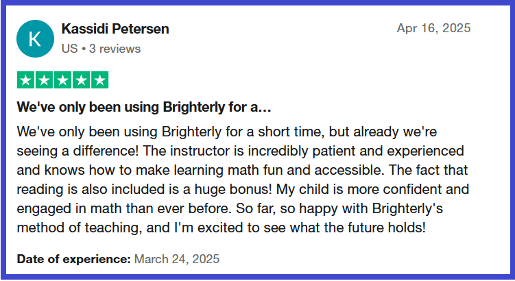 Advanced Brighterly reading program with a focus on interactivity