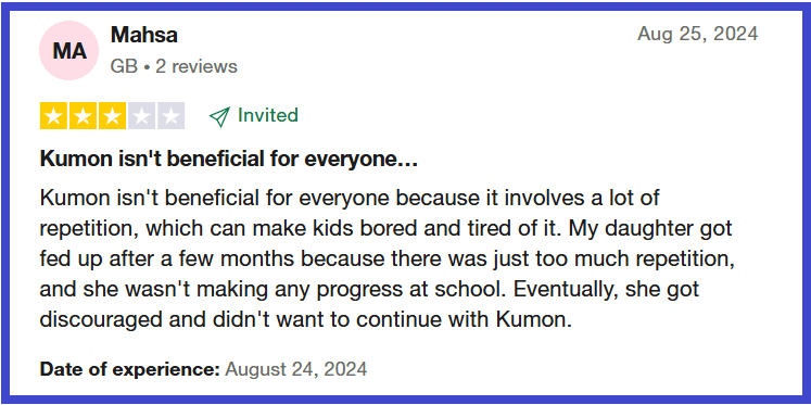 How much is the Kumon reading program? What people say