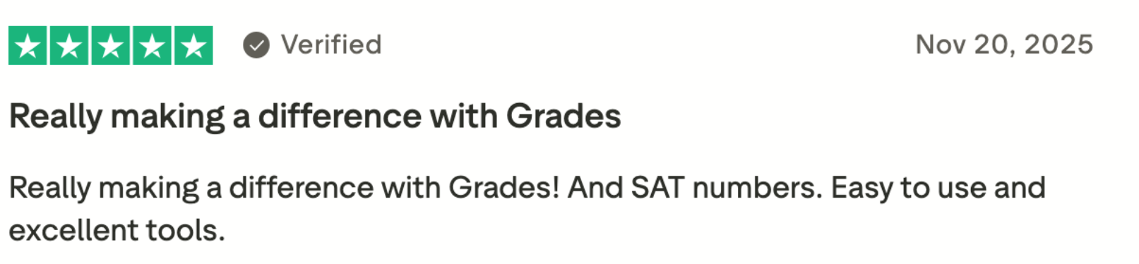 Varsity Tutors rating: Effectiveness and results